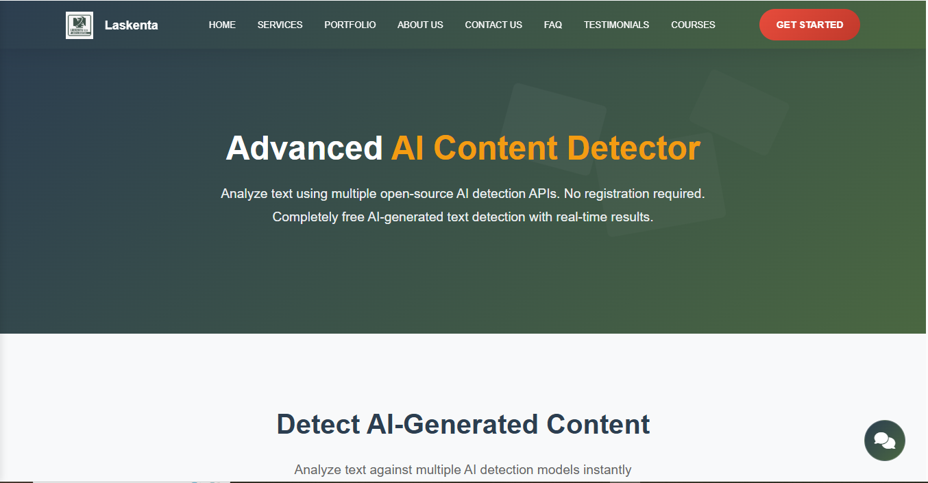 Advanced AI Content Detector - AI text analysis tool